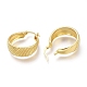Серьги-кольца из латуни EJEW-H104-04G-3