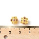 Латунные микро проложить Цирконий Европейский бисером KK-U067-08G-04-2