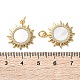 Латунные микро проложить кубического циркония подвески KK-U070-18A-G-3