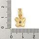 Латунные микропаве прозрачные подвески с фианитом KK-U007-02G-011-3