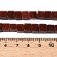 Натуральные красные яшмы бусы пряди G-T139-6x6-12A-5