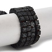 Бусы из натуральной лавы G-H303-C02