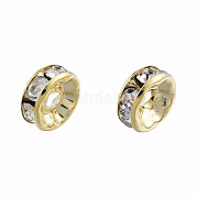 Латунные прозрачные бусины из циркония KK-N259-39C-01