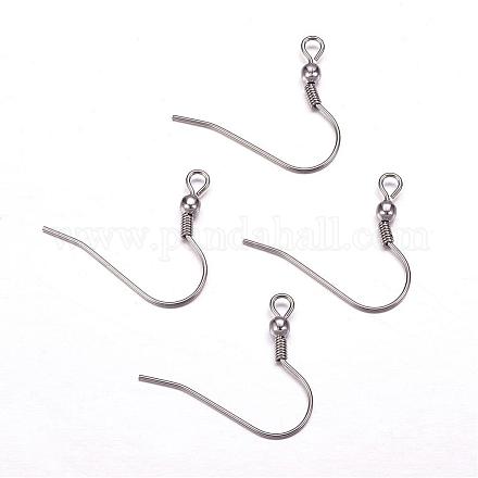 Крючки для сережек из нержавеющей стали марки 304 STAS-F117-23P-1