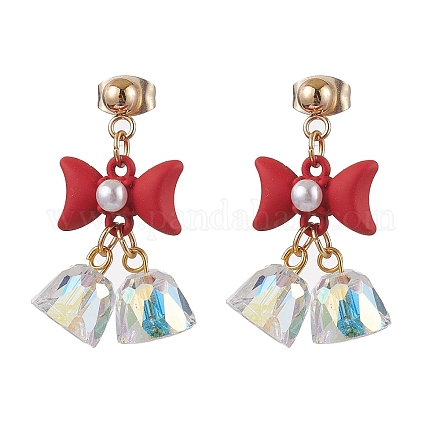 Серьги-гвоздики из нержавеющей стали 304 EJEW-JE06054-1