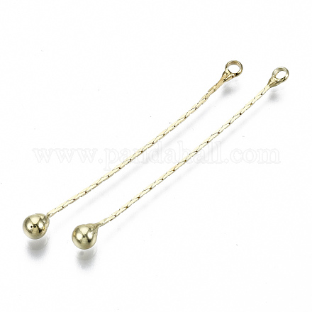 Латунная цепочка кисточка большие подвески KK-R129-12A-G-1