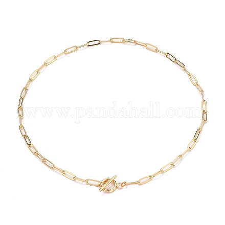 Колье из медной скрепки NJEW-JN03194-1