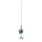 Crystal Glass Sun Catcher Pendant, Rainbow Maker, DIY Garden & Home Decoration, Green, 240mm