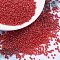 MIYUKI Round Rocailles Beads, Japanese Seed Beads, 11/0, (RR166) Transparent Ruby Luster, 2x1.3mm, Hole: 0.8mm, about 1111pcs/10g