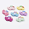 Natural Wood Printed Beads, Dyed, Elephant, Mixed Color, 20x30x5mm, Hole: 2mm, about 460pcs/500g