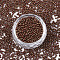 TOHO Round Seed Beads, 11/0, Japanese Seed Beads, (1708) Gilded Marble Red, 11/0, 2x1.5mm, Hole: 0.5mm, about 20000pcs/bag, 100g/bag