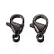 304 Stainless Steel Lobster Claw Clasps, Gunmetal, 9.3x5.8x3.2mm, Hole: 1.2mm