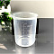Measuring Cup Plastic Tools, Clear, 6.9~7.7x9.7cm, Capacity: 250ml(8.45 fl. oz)