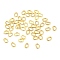304 Stainless Steel Jump Rings, Closed Jump Rings, Oval, Real 18K Gold Plated, 3x4x0.7mm, Inner Diameter: 1.5x2.5mm