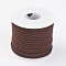 Faux Suede Cords, Faux Suede Lace, Coconut Brown, 3x1mm, about 30m/roll