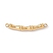 Ion Plating(IP) 304 Stainless Steel Connector Charms, Bamboo Stick Link, Golden, 30x3.5mm, Hole: 1.6mm