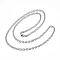 Non-Tarnish 304 Stainless Steel Cable Chains Necklaces, with Lobster Clasp, Stainless Steel Color, 29.5 inch(75cm), 4mm
