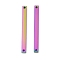 Ion Plating(IP) 304 Stainless Steel Links/Connectors, Rectangle, Rainbow Color, 30x3x1.7mm, Hole: 1.2mm