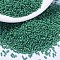 MIYUKI Delica Beads, Cylinder, Japanese Seed Beads, 11/0, (DB2127) Duracoat Dyed Opaque Spruce, 1.3x1.6mm, Hole: 0.8mm, about 2000pcs/10g