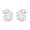 Non-Tarnish 201 Stainless Steel Pendants, Lizard, Stainless Steel Color, 38x33x1mm, Hole: 1.4mm