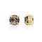 Preciosa® MAXIMA Crystal in Sew-On Cup, Czech Crystal, 719 37 085 Chaton(Round), Golden, 40010 Black Diamond, SS29(6.15~6.35mm)