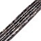 Natural Larvikite Beads Strands, Column, 9~10.5x3mm, Hole: 0.9~1mm,  about 40~43pcs/strand, 15.35 inch~15.55 inch(39~39.5cm)