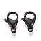 304 Stainless Steel Lobster Claw Clasps, Gunmetal, 15x9x4~4.5mm, Hole: 1.8mm