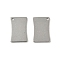 304 Stainless Steel Pendants, Rectangle Charm, Anti-Tarnish, Stainless Steel Color, 18x12x1mm, Hole: 1.5mm