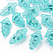 Autumn Theme Transparent Acrylic Beads, Grape, Light Blue, 46x27x16.5mm, Hole: 3.5mm, about 101pcs/500g