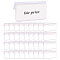 Plastic Table Card Display Frame, Price Tags Holder, Light Steel Blue, 8.7x4.65x1.35cm