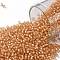 TOHO Round Seed Beads, Japanese Seed Beads, (923) Inside Color AB Crystal/Moccasin Lined, 11/0, 2.2mm, Hole: 0.8mm, about 1110pcs/10g