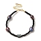 Natural Pearl & Shell & Glass Beaded Bracelets, Real 14K Gold Plated, 6-3/4 inch(17.2cm)