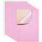 Jewelry Flocking Cloth, Polyester, Self-adhesive Fabric, Rectangle, Pearl Pink, 29.5x20x0.07cm