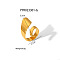 Geometric Stainless Steel Open Cuff Rings with Irregular High-end Feel, Real 18K Gold Plated, Inner Diameter: 21mm