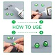 Стеклянные ирландские кабошоны GGLA-PH0006-01A-5