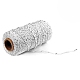 100м макраме 2-слойная хлопковая тесьма MAKN-PW0001-097A-25-1