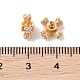 Латунные микропаве из прозрачного кубического циркония KK-B100-052G-3