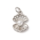 Латунные микро проложить кубического циркония подвески KK-I276-08P-1