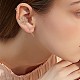 9 шт. 9 стильные серьги-гвоздики с цветком JX189A-6