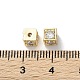 Латунные микропаве из прозрачного кубического циркония KK-Z049-03G-3