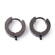 Фурнитура для сережек-колец Huggie Hoop из нержавеющей стали 304 STAS-I167-01B-EB-1