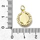Латунные микро проложить кубического циркония подвески KK-K400-33G-3