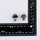 14шт 7 цвета подвески ручной работы из полимерной глины CLAY-SZ0002-09-8
