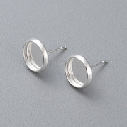 Серьги-гвоздики из нержавеющей стали 304 STAS-K131-B-01S