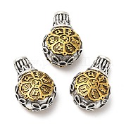 Бусины гуру из сплава в тибетском стиле с 3 отверстием FIND-B023-03