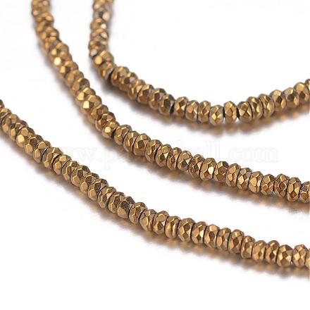 Бусины из немагнитного гематита G-D822-03-1