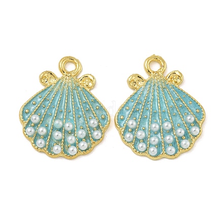 Подвески из жемчужного сплава из АБС-пластика FIND-M033-20G-1