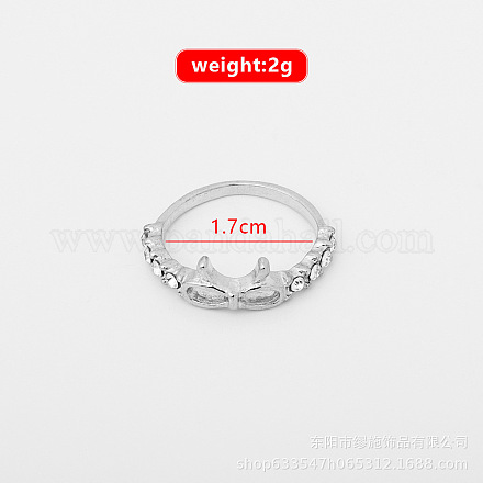 Кольца из сплава и страз FS-WGB79FE-01-1
