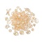 DIY Baroque Jewelry Making Finding Kit, Including AB Color Acrylic Charms and Beads, Mixed Shapes, PeachPuff, 10~40x10~33x3~12mm, Hole: 1~2.8mm, 1063pcs/500g