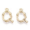 Brass Pendants, Cadmium Free & Nickel Free & Lead Free, Letter, Real 18K Gold Plated, Letter.Q, 16x10x2mm, Hole: 1.5mm
